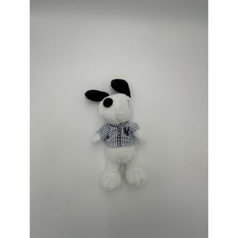 New York Yankees Collectable Snoopy in Pinstripe Jersey Plush Doll